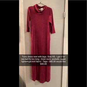 Long tunic dress